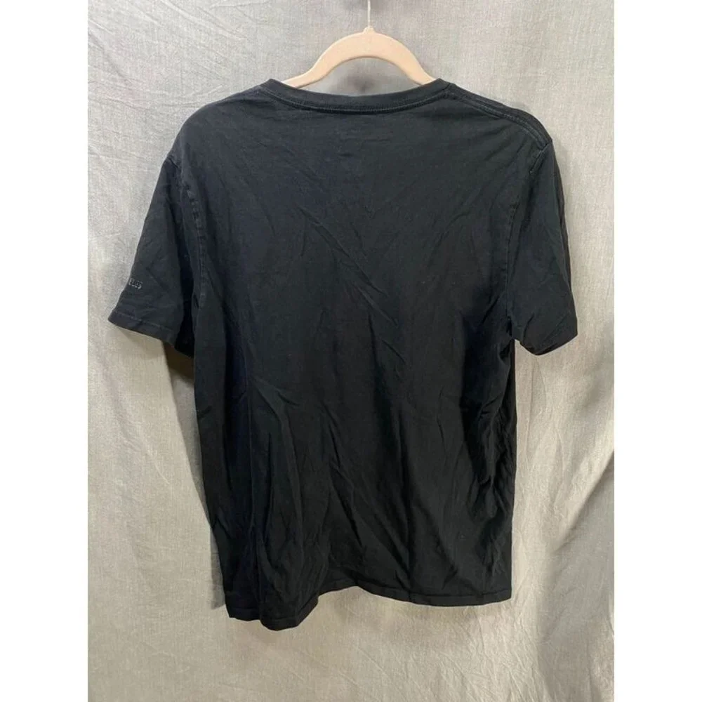Guess Shirt Boys Large Black Logo Short‎ Sleeve Pullover Tee Youth.